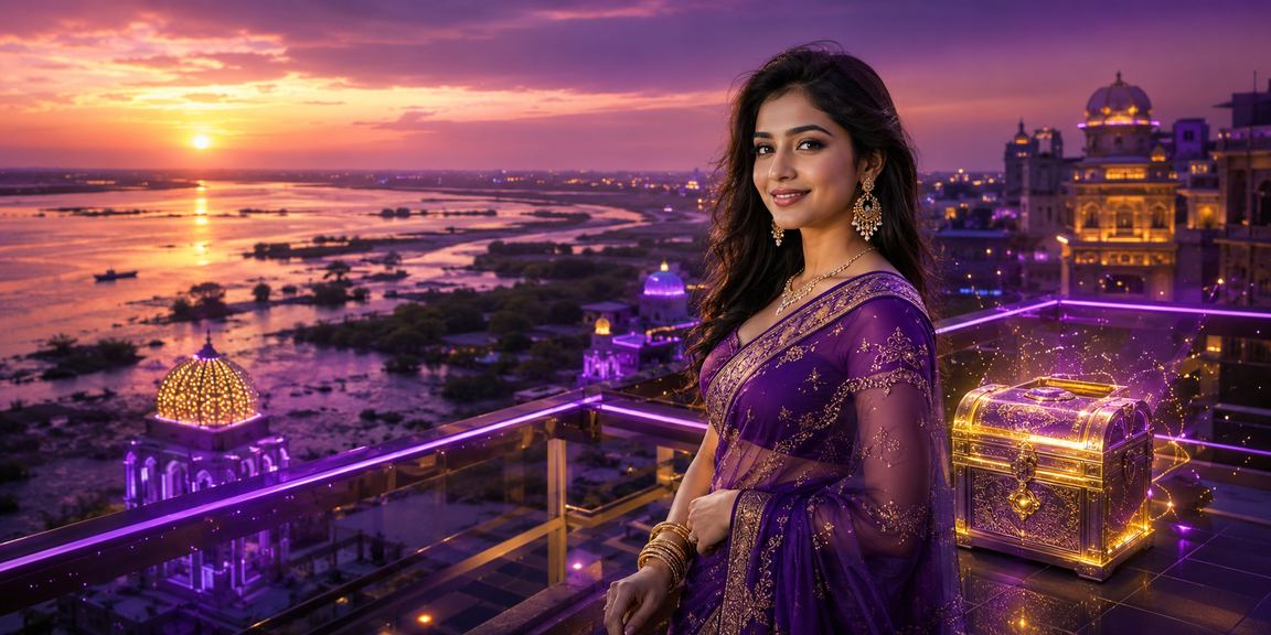 Rajshahi শহরের ক্যাসিনো ও জ্যাকপট গেমের সন্ধ্যার দৃশ্য